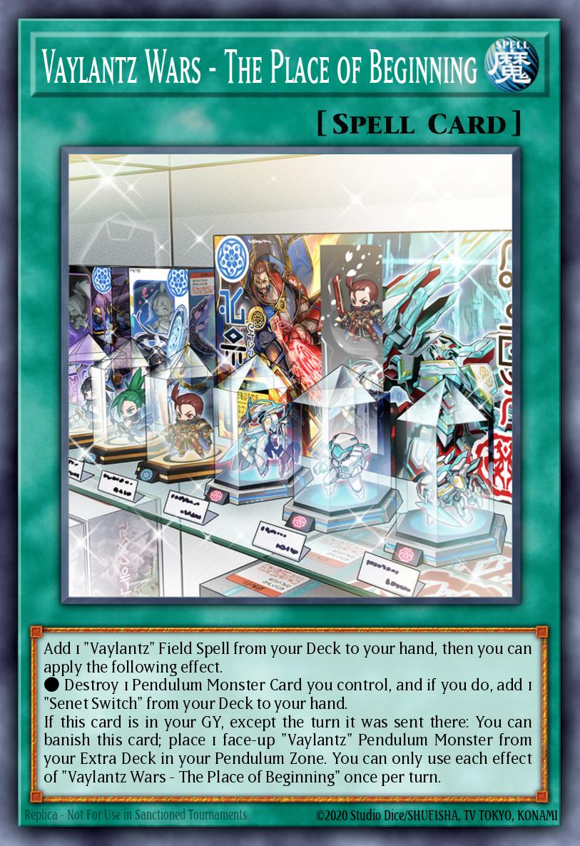 Vaylantz Wars - The Place of Beginning Yu-Gi-Oh card