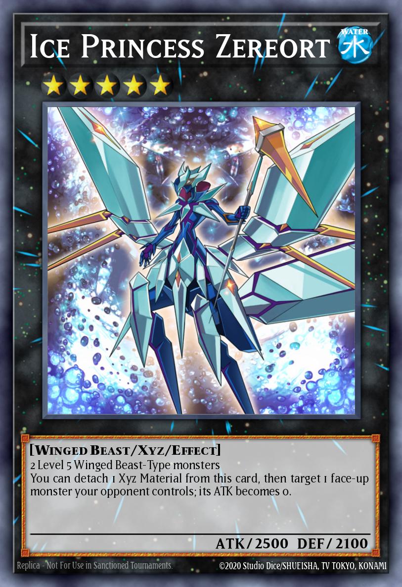 Ice Princess Zereort Yu-Gi-Oh card