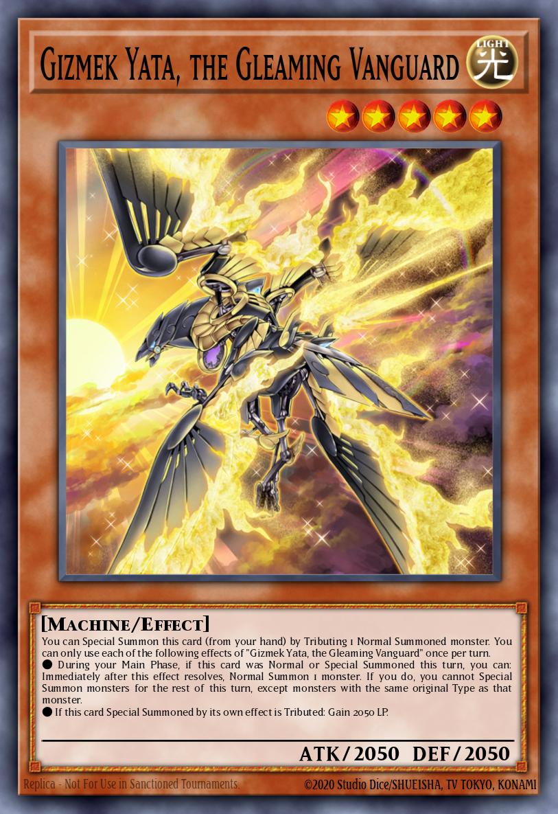 Gizmek Yata, the Gleaming Vanguard Yu-Gi-Oh card