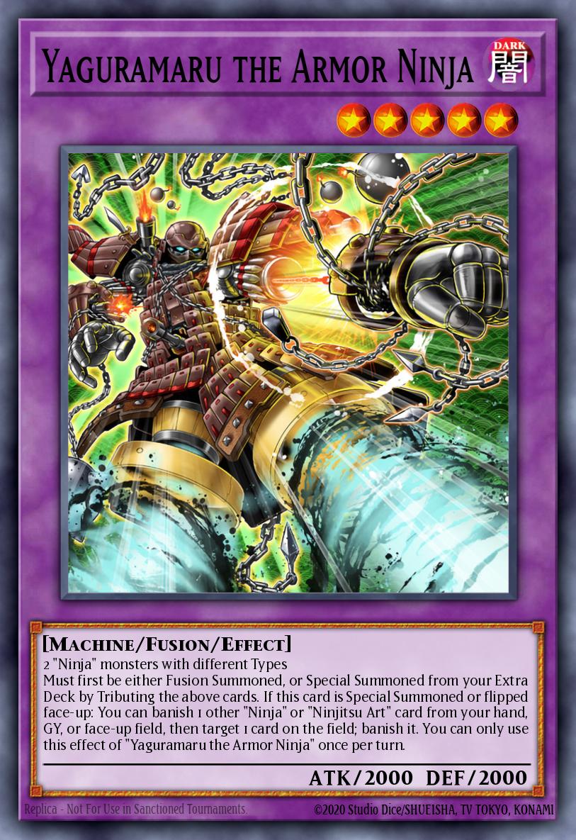 Yaguramaru the Armor Ninja Yu-Gi-Oh card