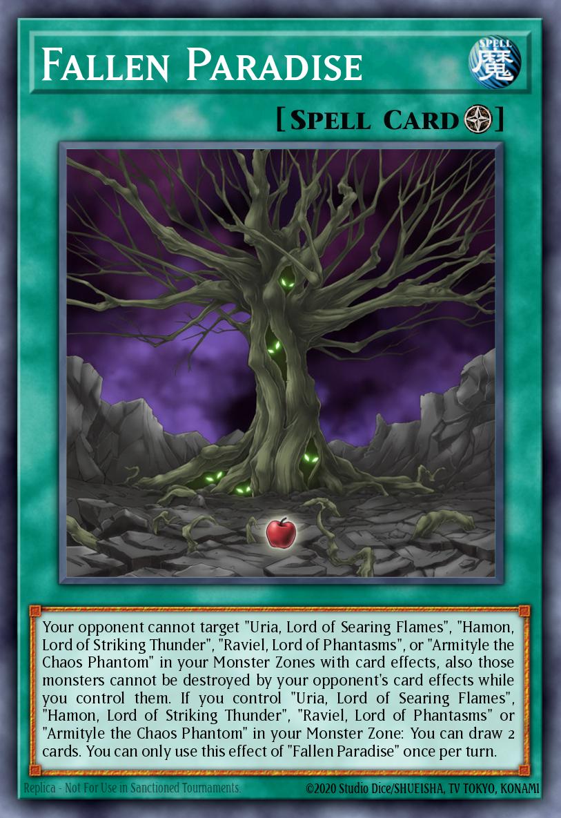 Fallen Paradise Yu-Gi-Oh card