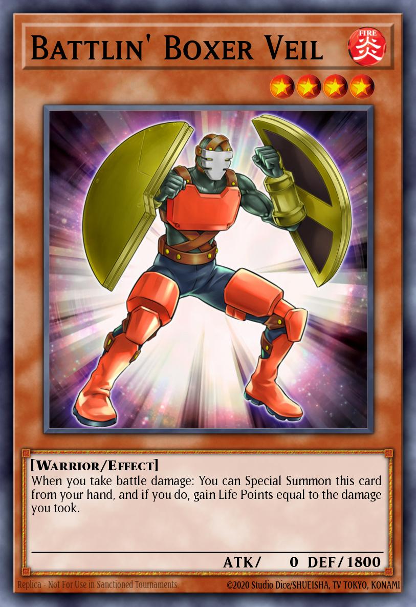 Battlin' Boxer Veil Yu-Gi-Oh card