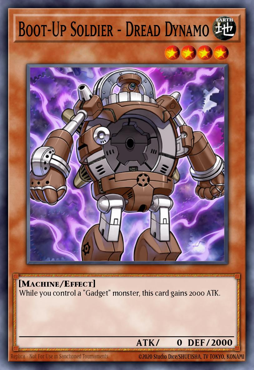 Boot-Up Soldier - Dread Dynamo Yu-Gi-Oh card