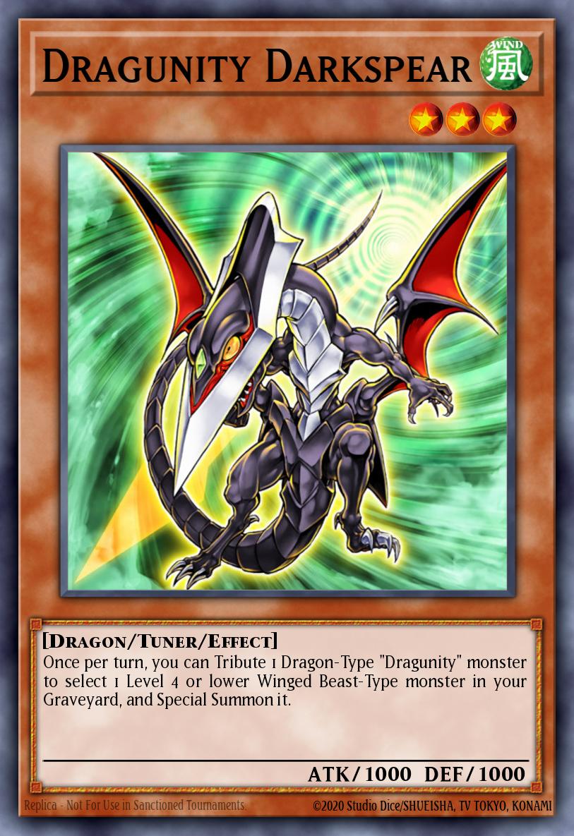 Dragunity Darkspear Yu-Gi-Oh card
