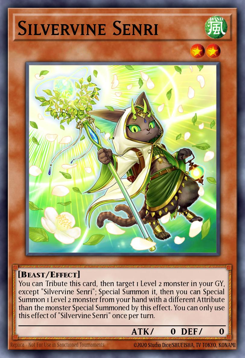 Silvervine Senri Yu-Gi-Oh card