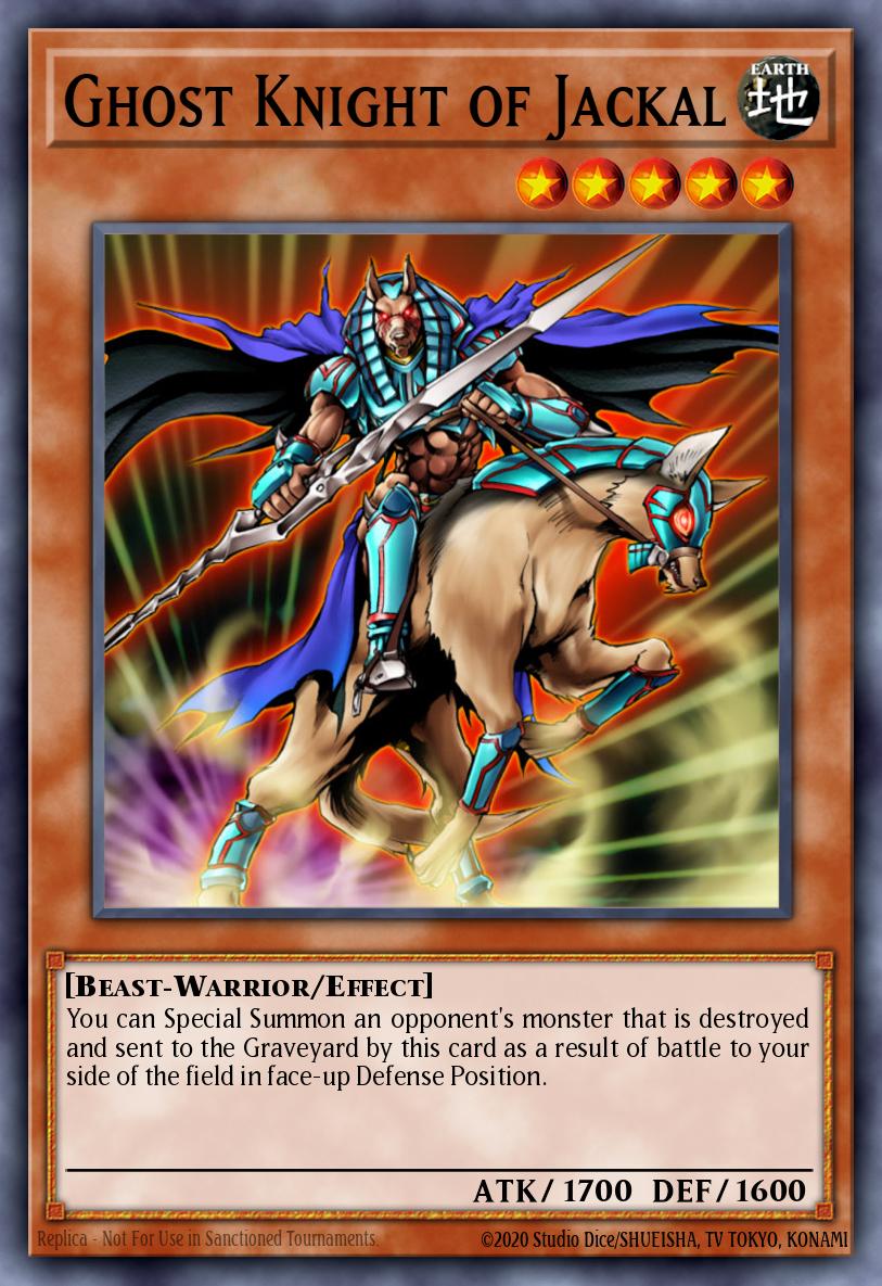 Ghost Knight of Jackal Yu-Gi-Oh card