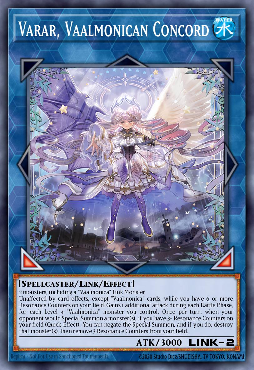 Varar, Vaalmonican Concord Yu-Gi-Oh card