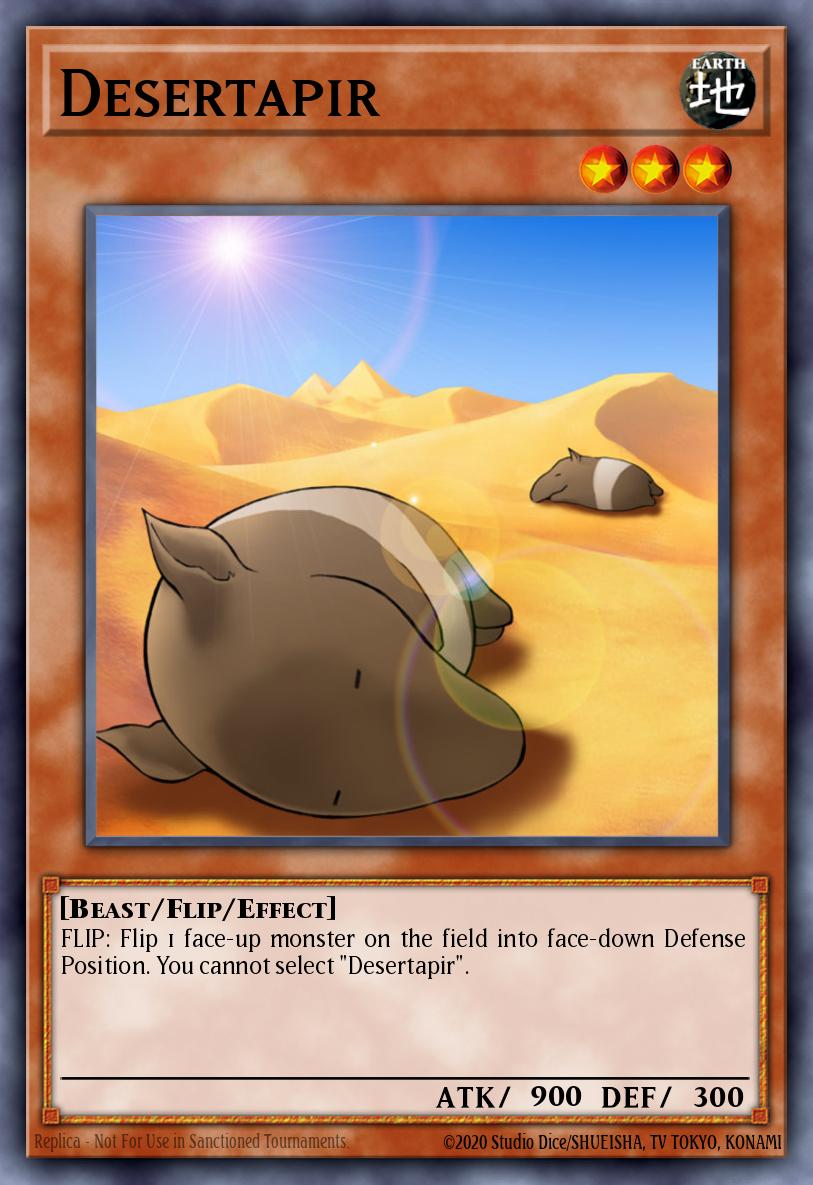 Desertapir Yu-Gi-Oh card