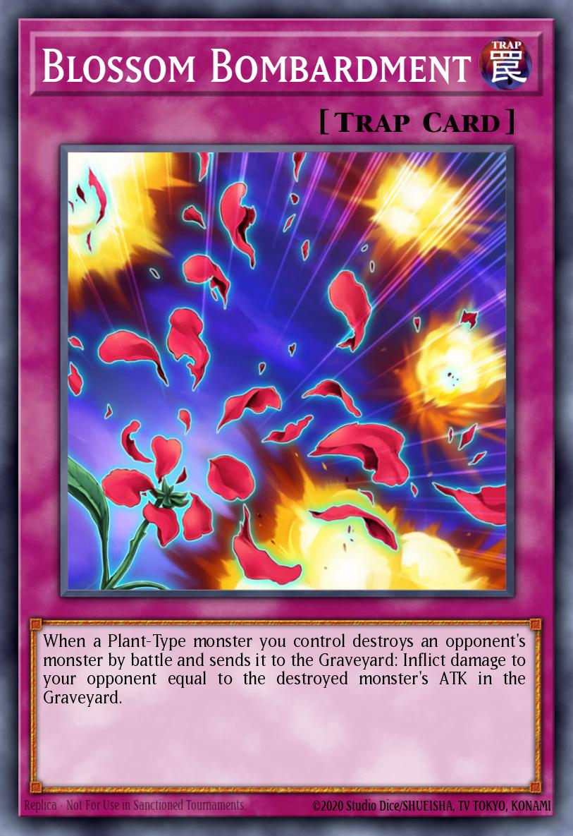 Blossom Bombardment Yu-Gi-Oh card