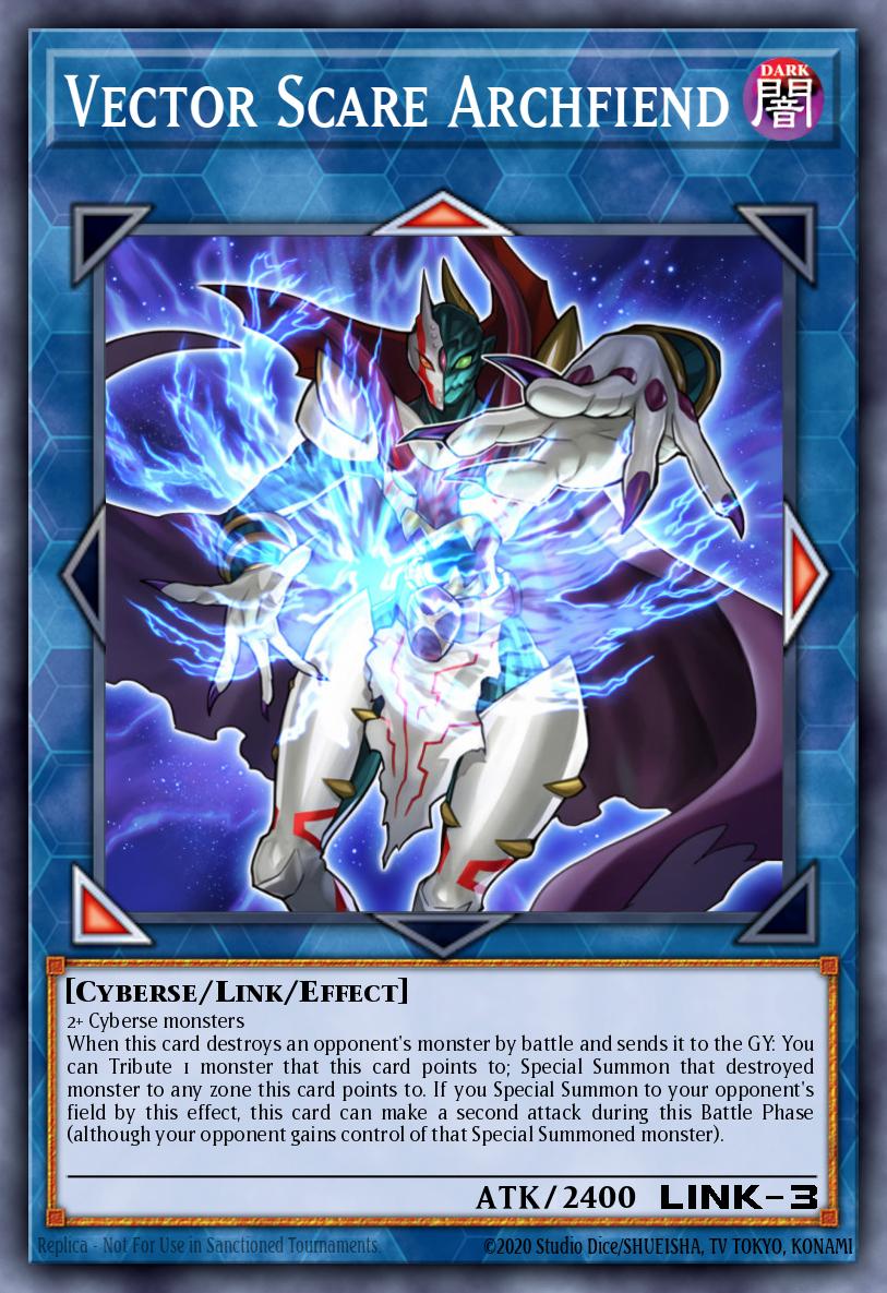 Vector Scare Archfiend Yu-Gi-Oh card