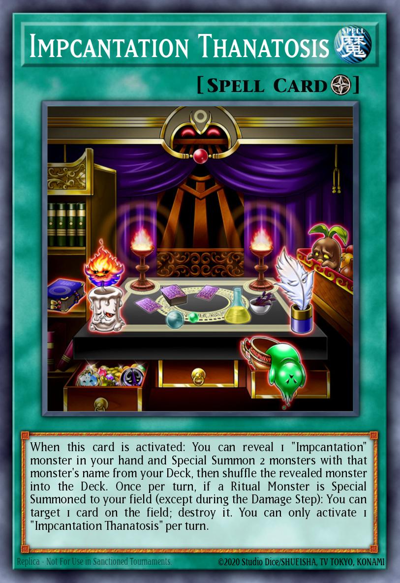 Impcantation Thanatosis Yu-Gi-Oh card