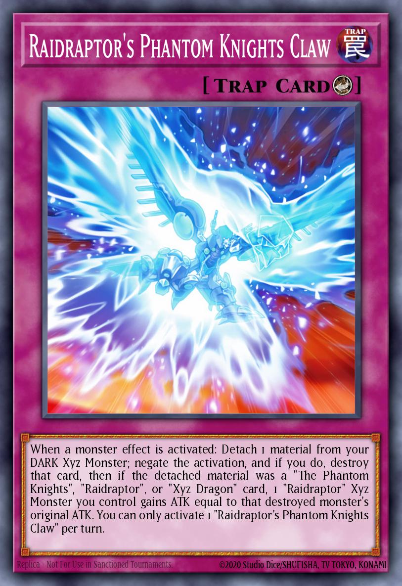 Raidraptor's Phantom Knights Claw Yu-Gi-Oh card