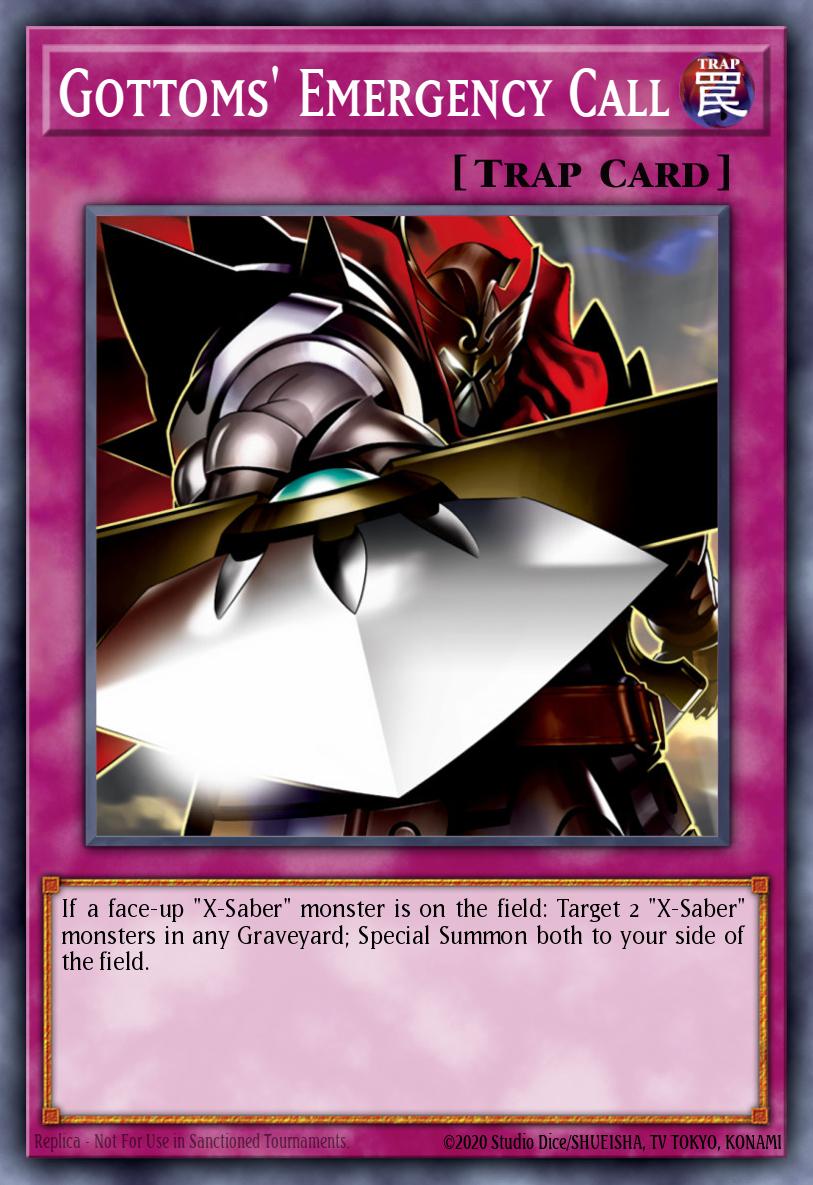 Gottoms' Emergency Call Yu-Gi-Oh card
