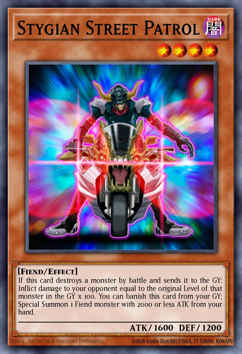 Stygian Street Patrol Yu-Gi-Oh card