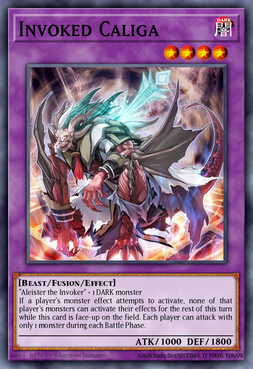 Invoked Caliga Yu-Gi-Oh card
