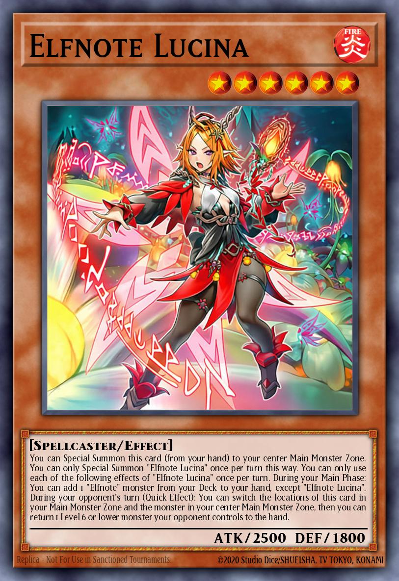 Elfnote Lucina Yu-Gi-Oh card