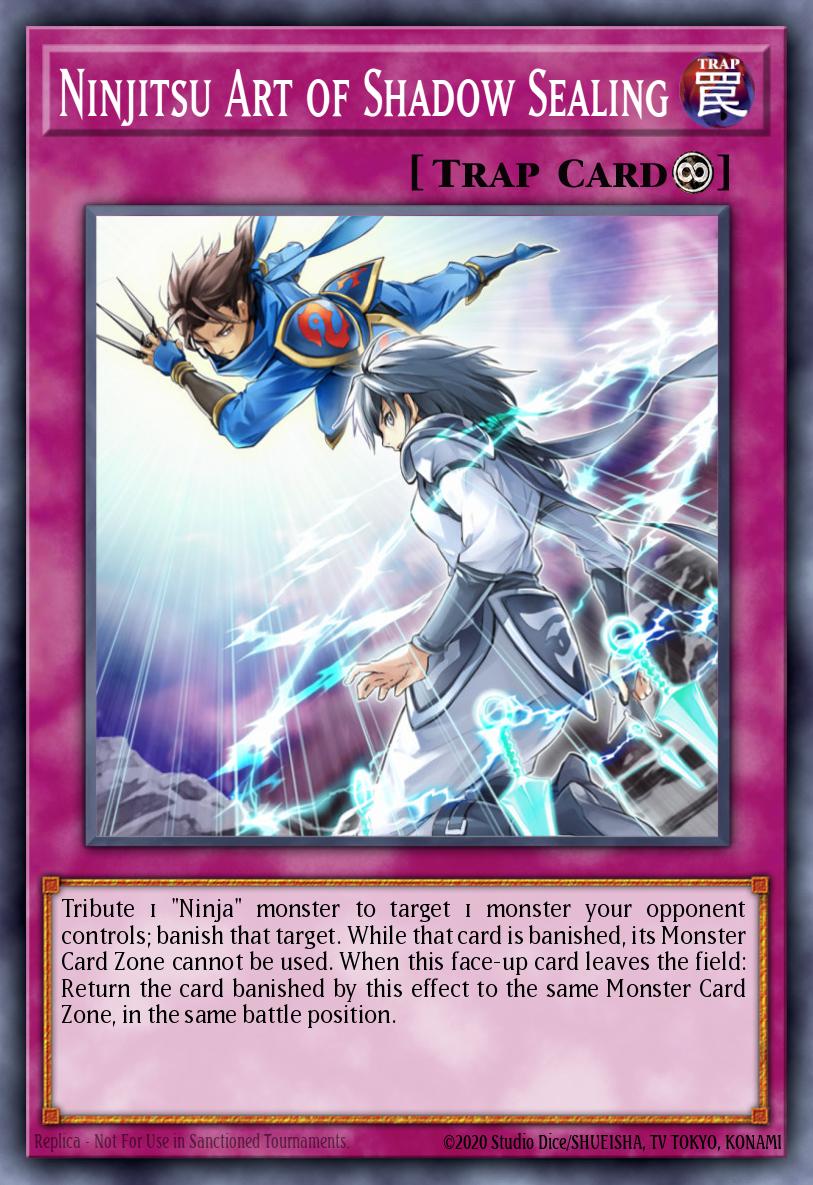 Ninjitsu Art of Shadow Sealing Yu-Gi-Oh card