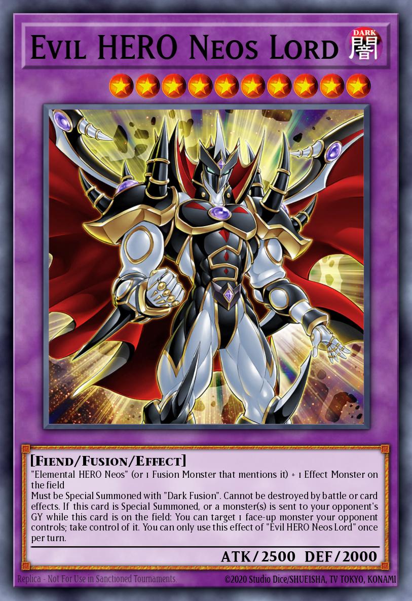 Evil HERO Neos Lord Yu-Gi-Oh card