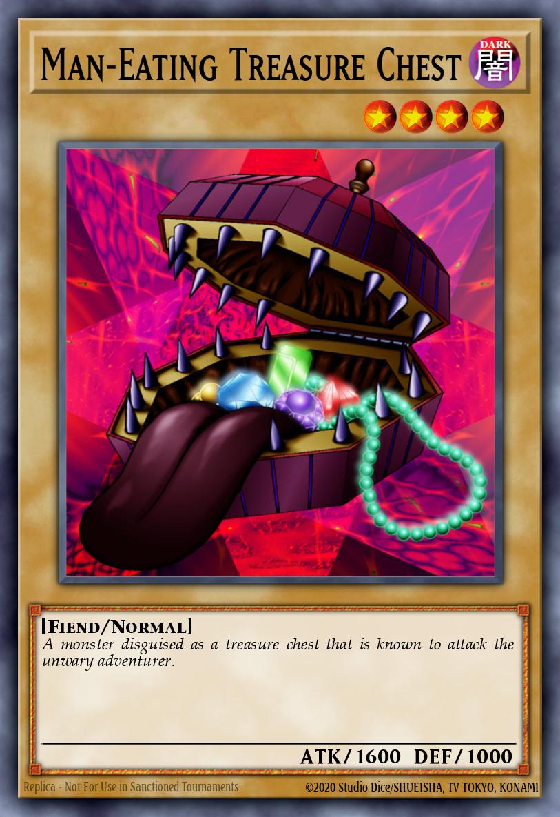 Man-Eating Treasure Chest Yu-Gi-Oh card