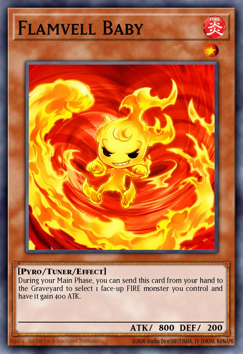 Flamvell Baby Yu-Gi-Oh card