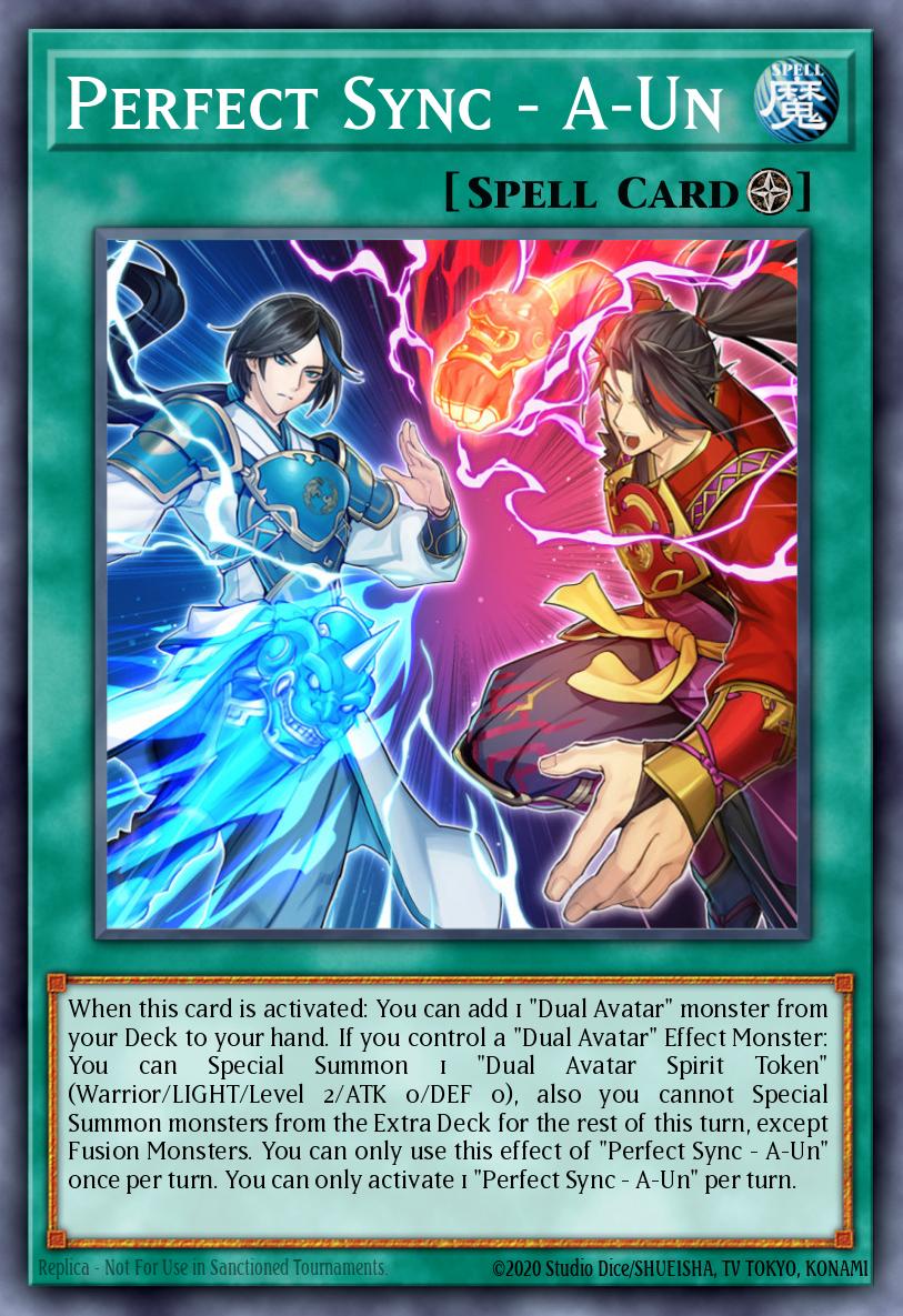 Perfect Sync - A-Un Yu-Gi-Oh card