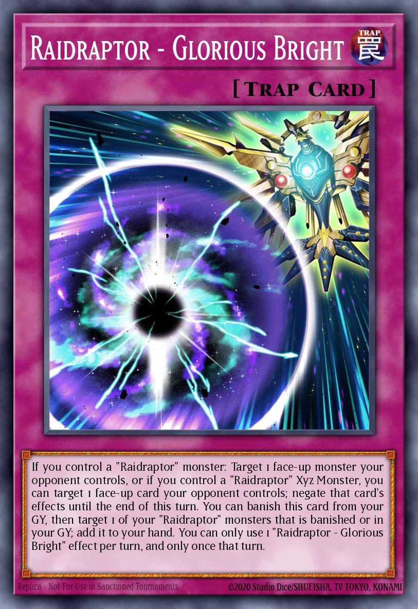 Raidraptor - Glorious Bright Yu-Gi-Oh card