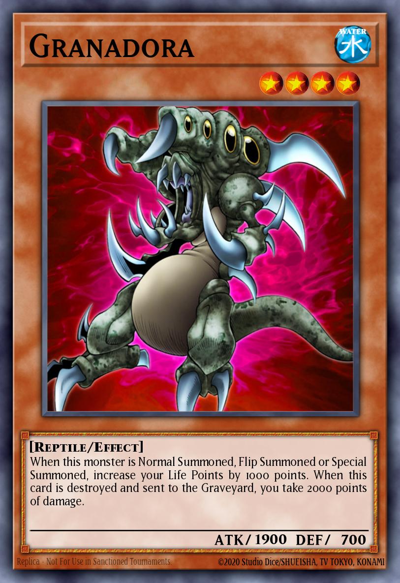 Granadora Yu-Gi-Oh card