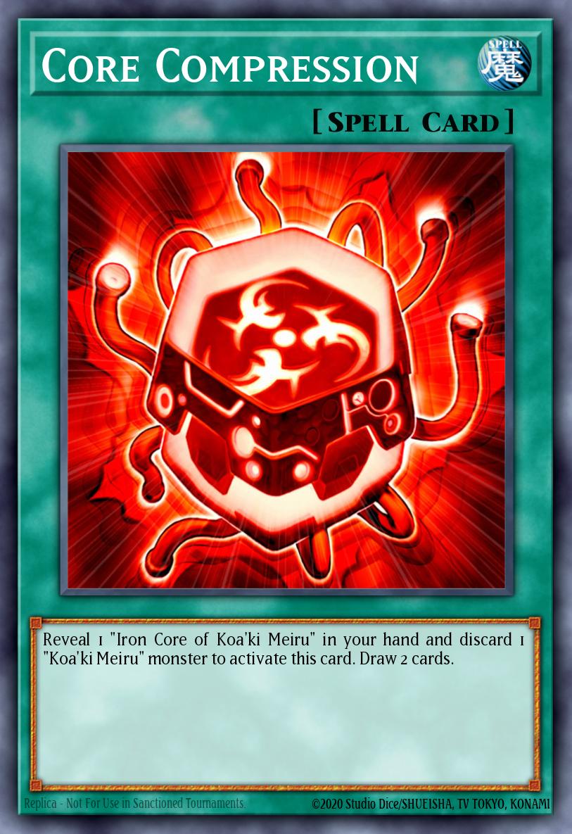 Core Compression Yu-Gi-Oh card