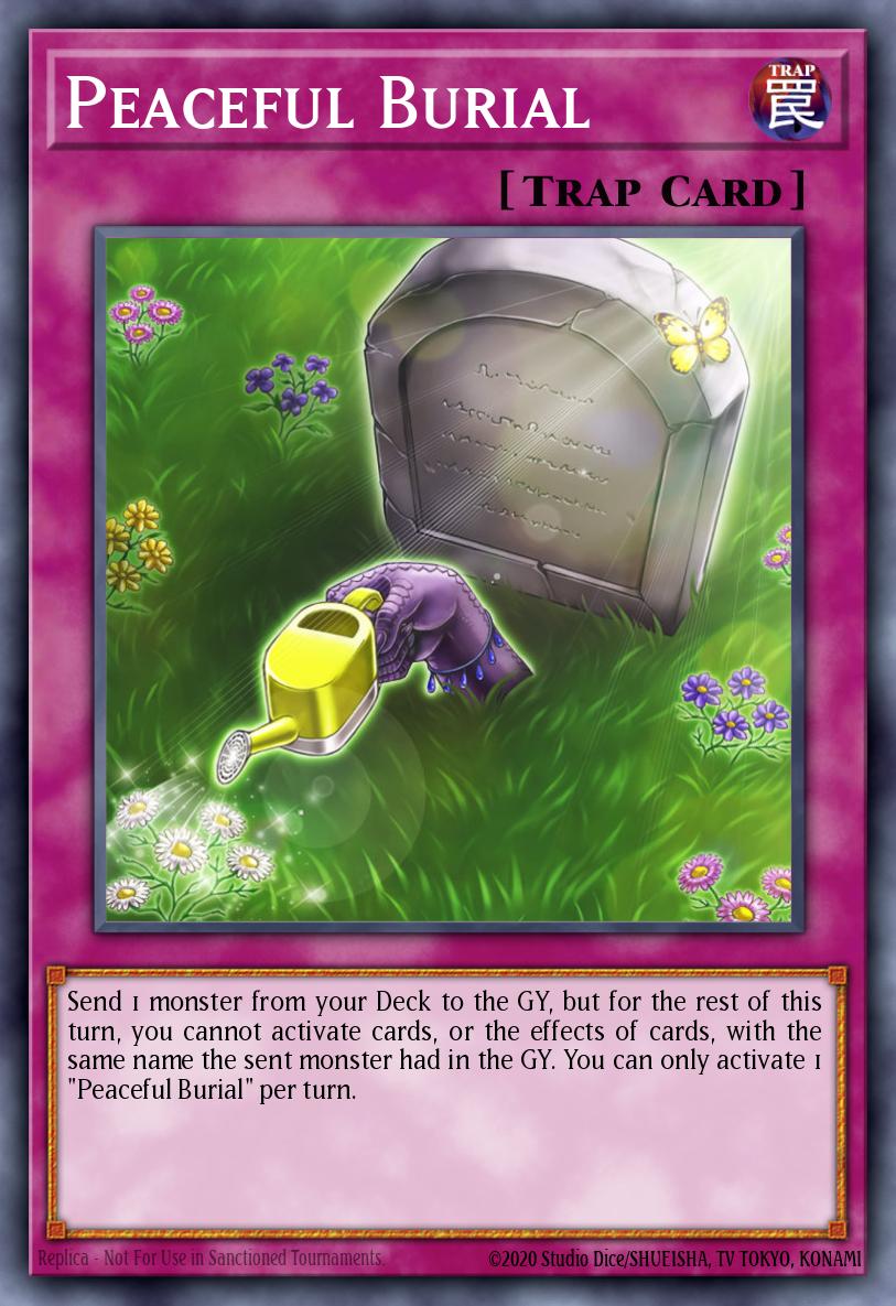 Peaceful Burial Yu-Gi-Oh card
