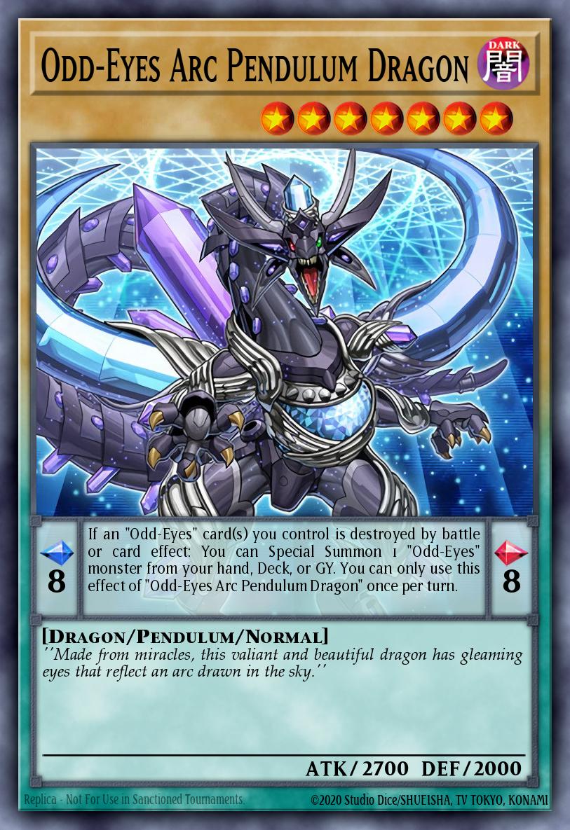 Odd-Eyes Arc Pendulum Dragon Yu-Gi-Oh card