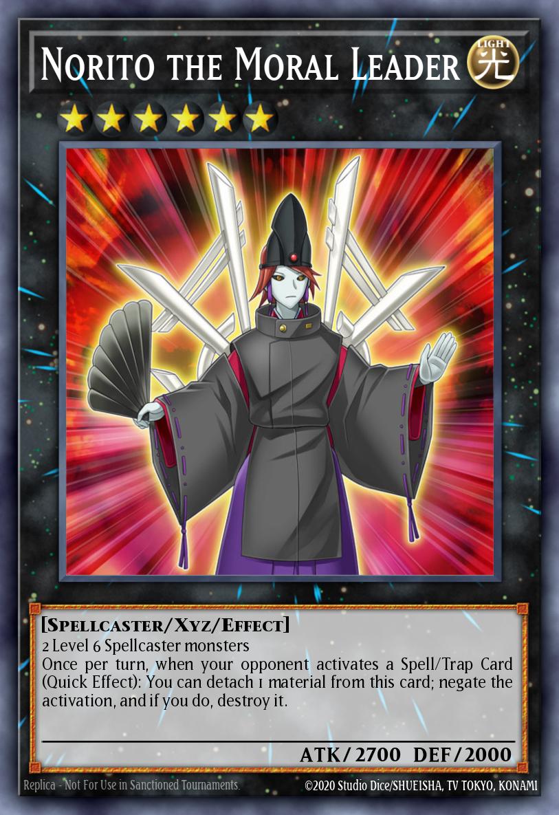 Norito the Moral Leader Yu-Gi-Oh card