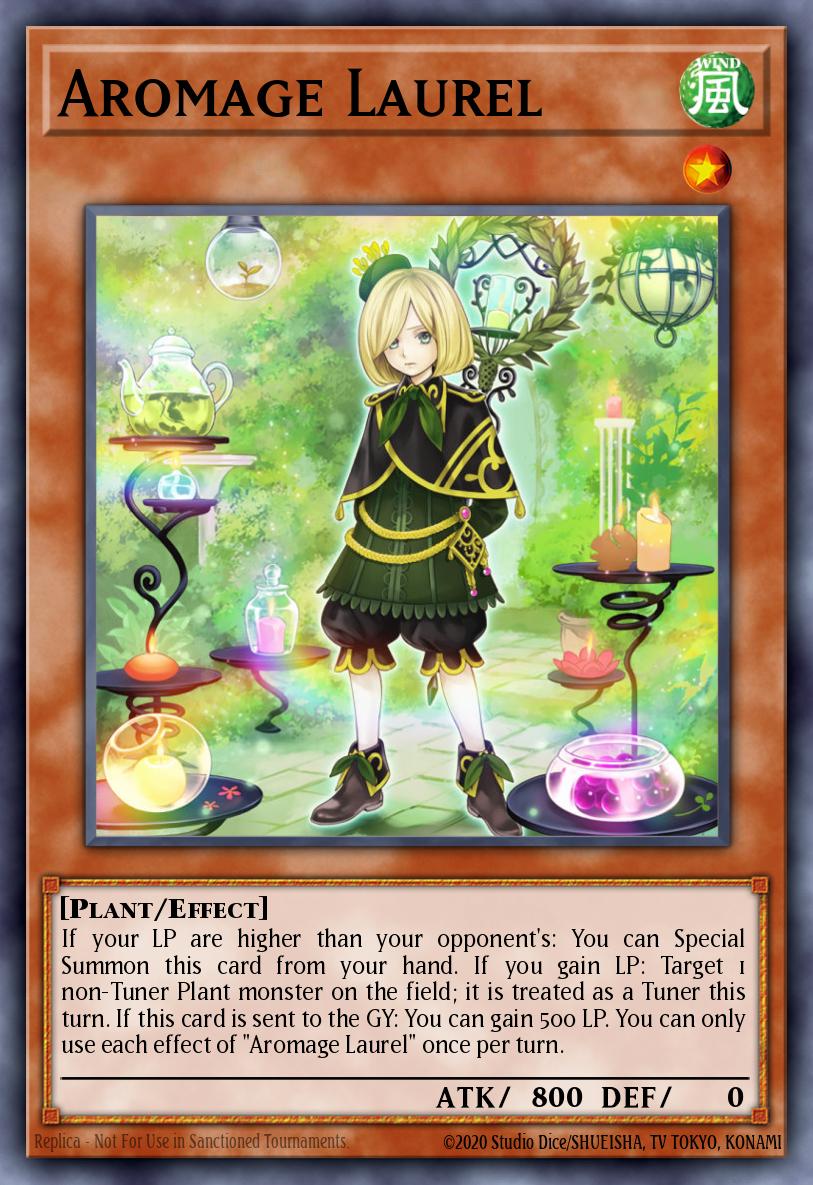 Aromage Laurel Yu-Gi-Oh card