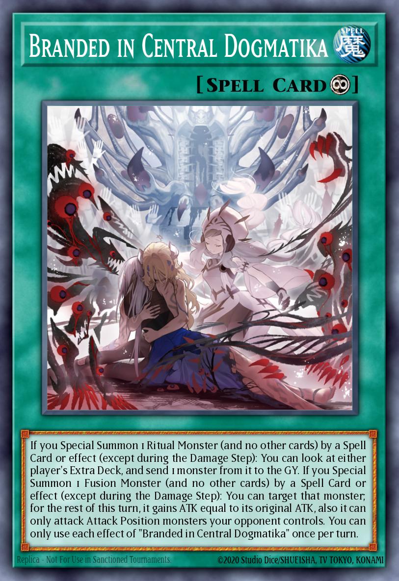 Branded in Central Dogmatika Yu-Gi-Oh card