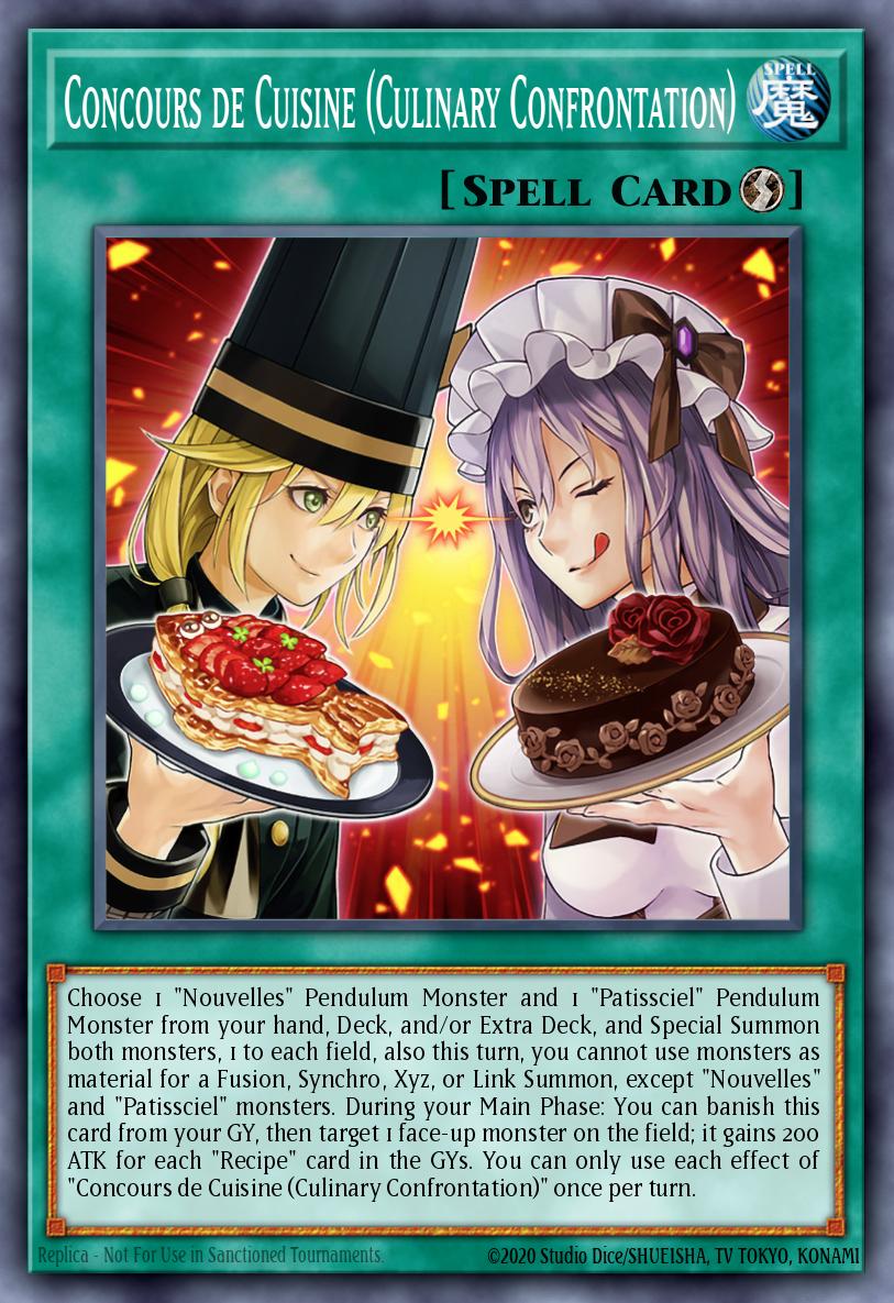 Concours de Cuisine (Culinary Confrontation) Yu-Gi-Oh card