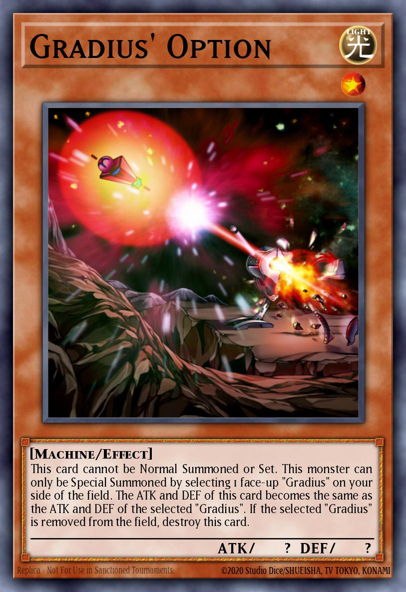 Gradius' Option Yu-Gi-Oh card