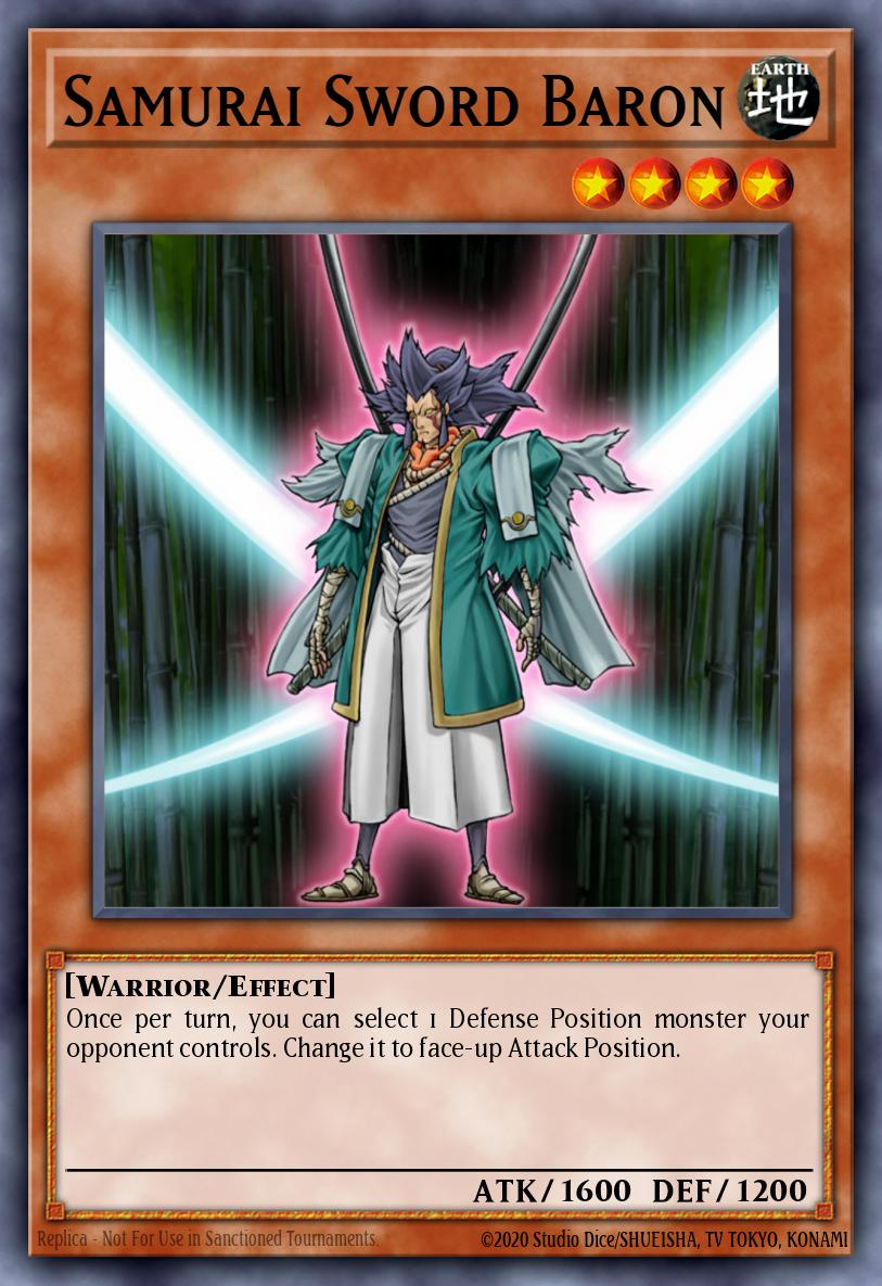 Samurai Sword Baron Yu-Gi-Oh card