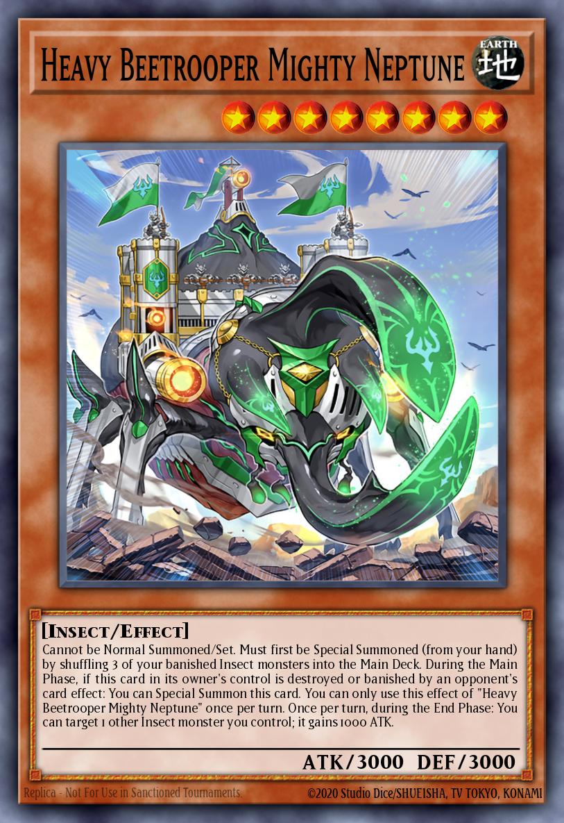 Heavy Beetrooper Mighty Neptune Yu-Gi-Oh card