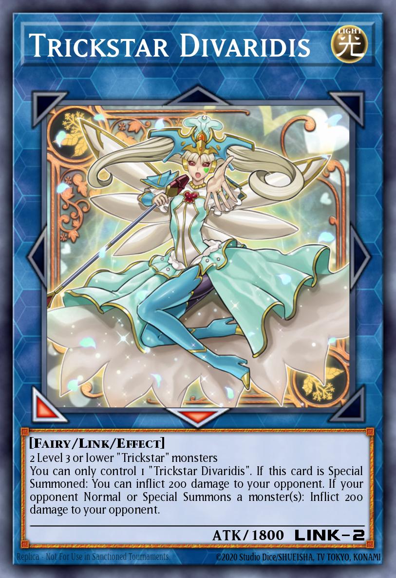 Trickstar Divaridis Yu-Gi-Oh card