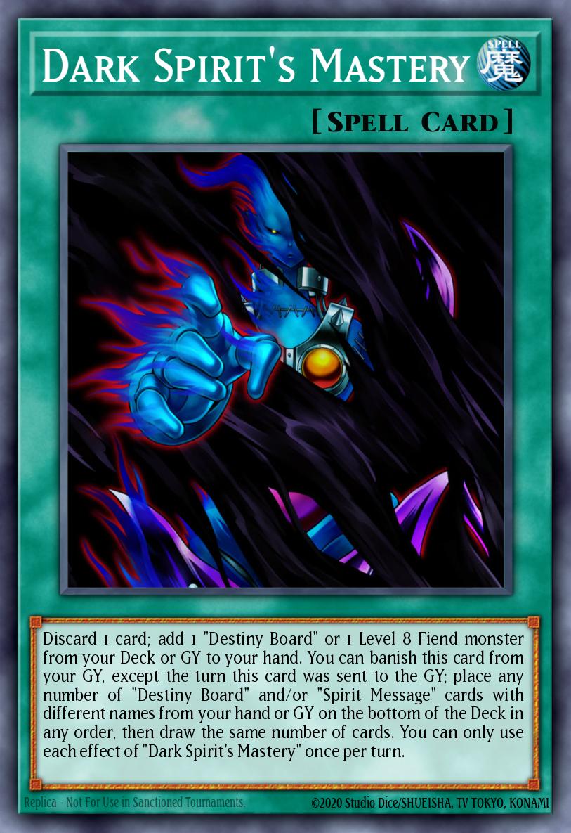 Dark Spirit's Mastery Yu-Gi-Oh card