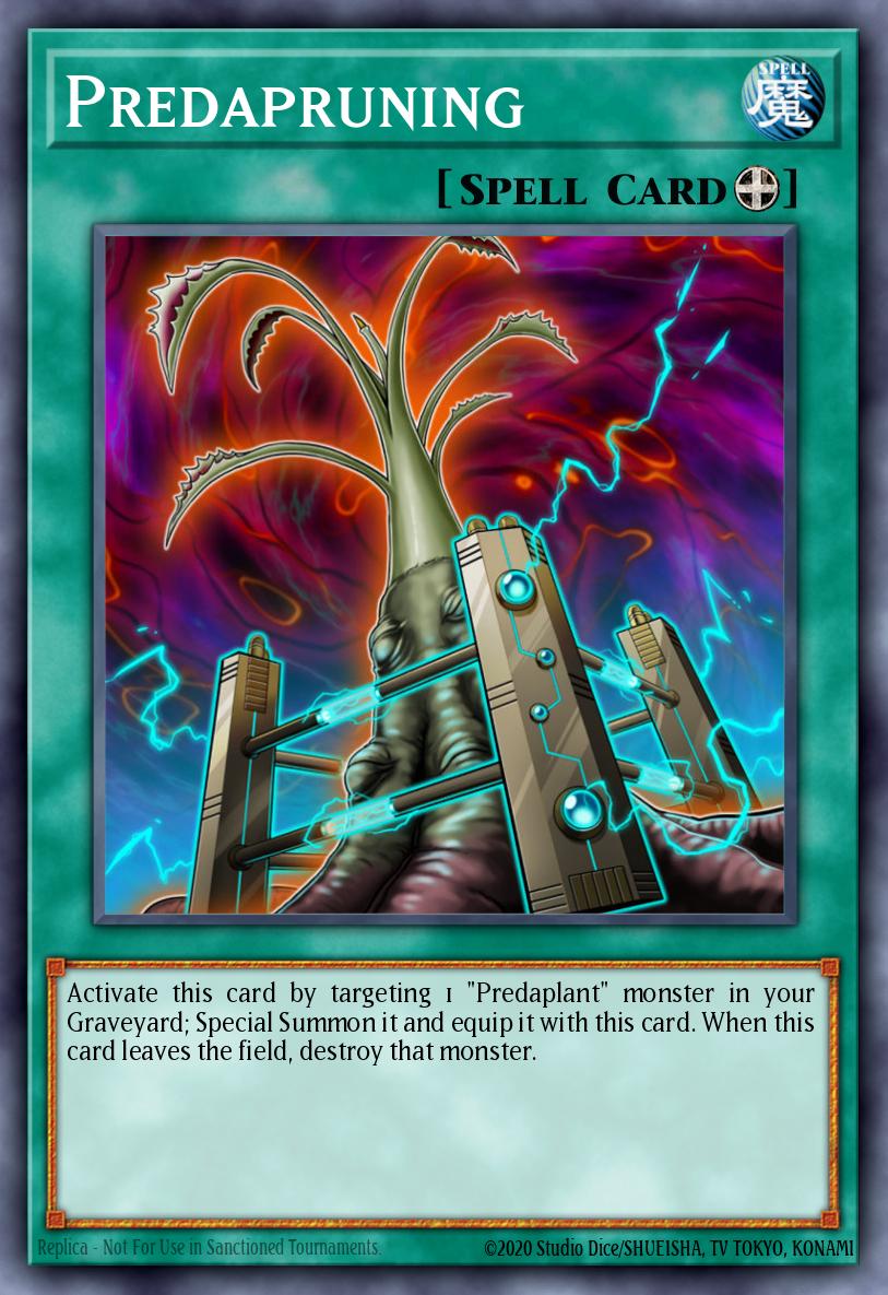 Predapruning Yu-Gi-Oh card