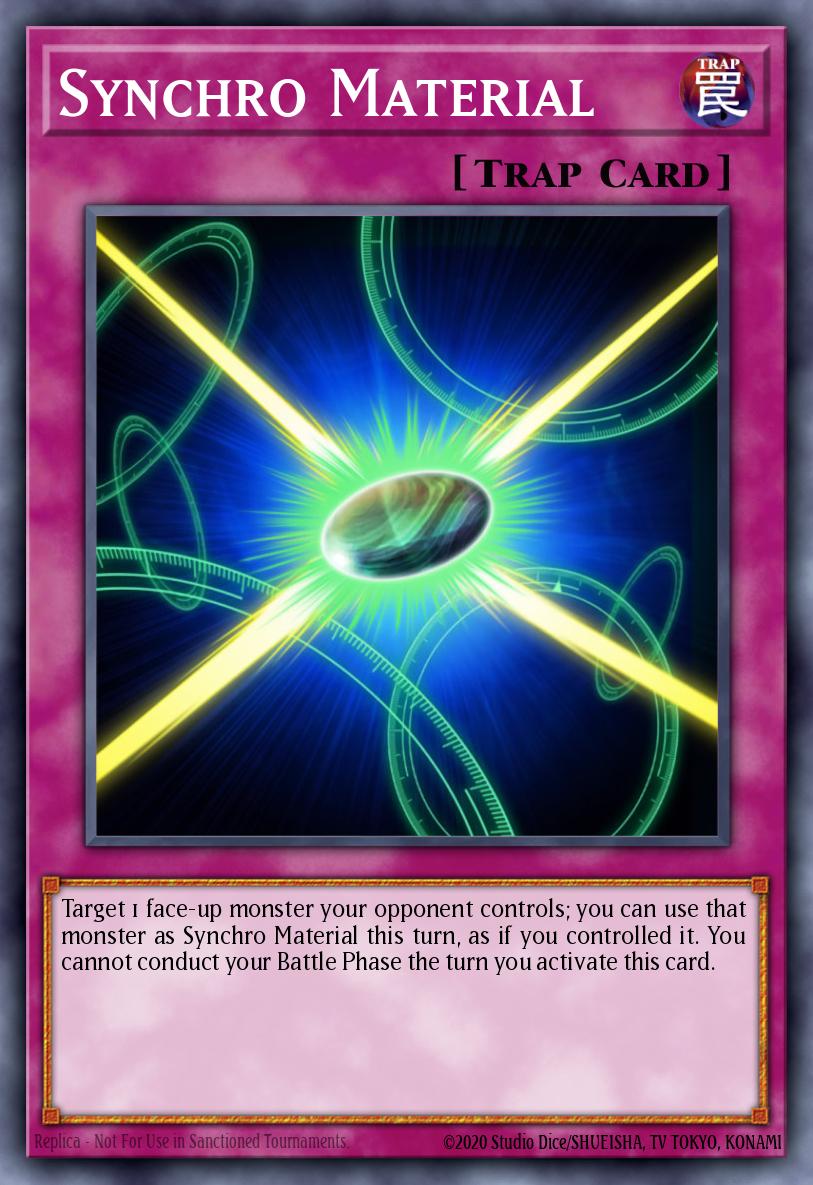 Synchro Material Yu-Gi-Oh card