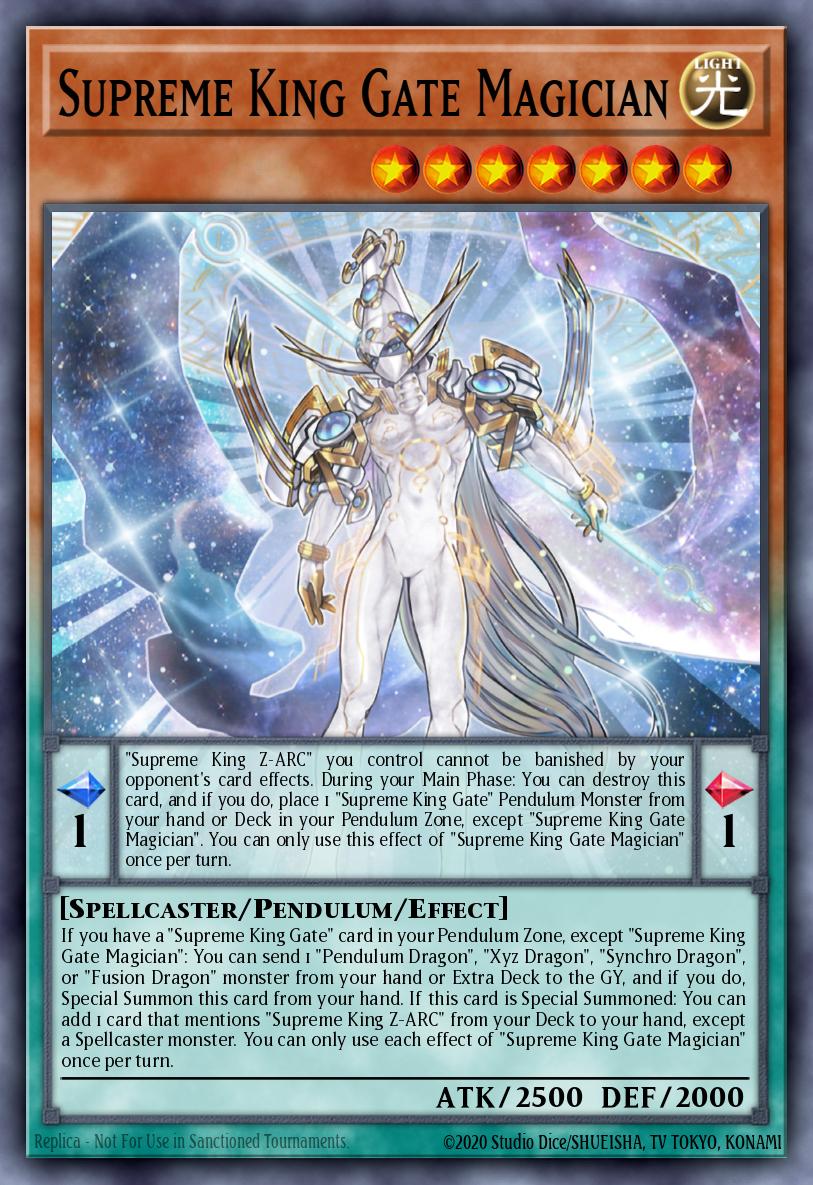 Supreme King Gate Magician Yu-Gi-Oh card