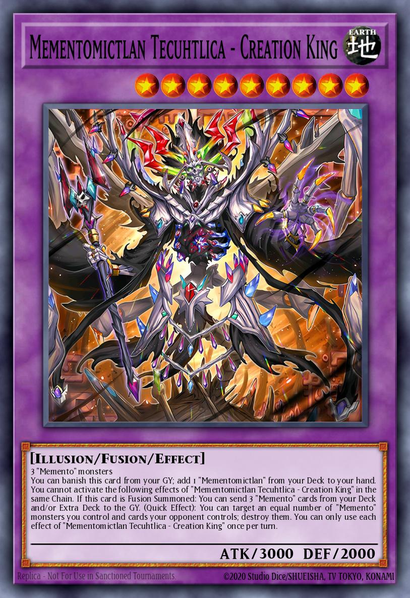 Mementomictlan Tecuhtlica - Creation King Yu-Gi-Oh card