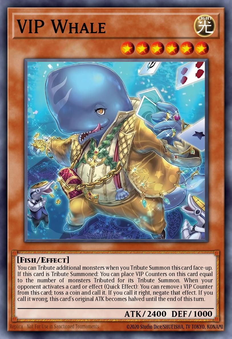 VIP Whale Yu-Gi-Oh card