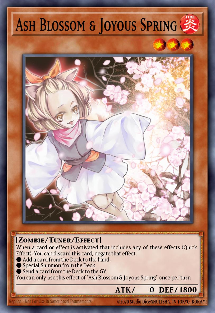 Ash Blossom & Joyous Spring Yu-Gi-Oh card