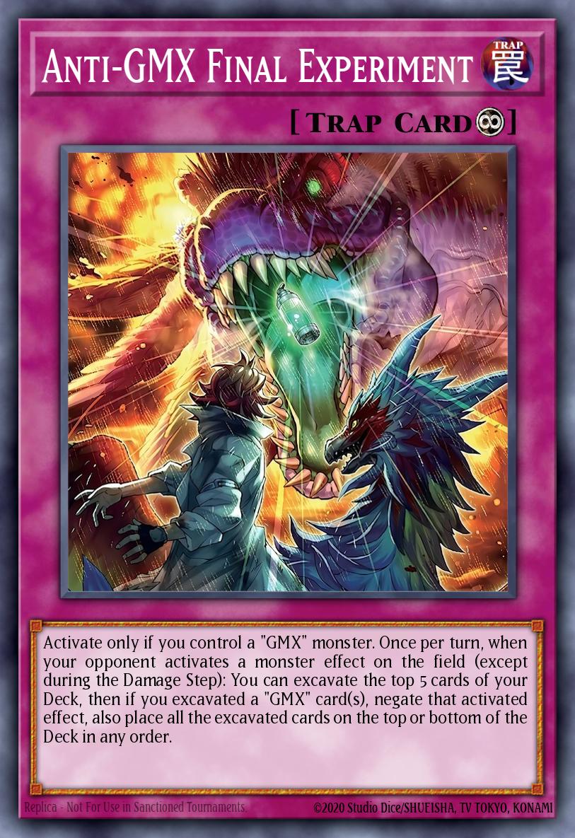 Anti-GMX Final Experiment Yu-Gi-Oh card