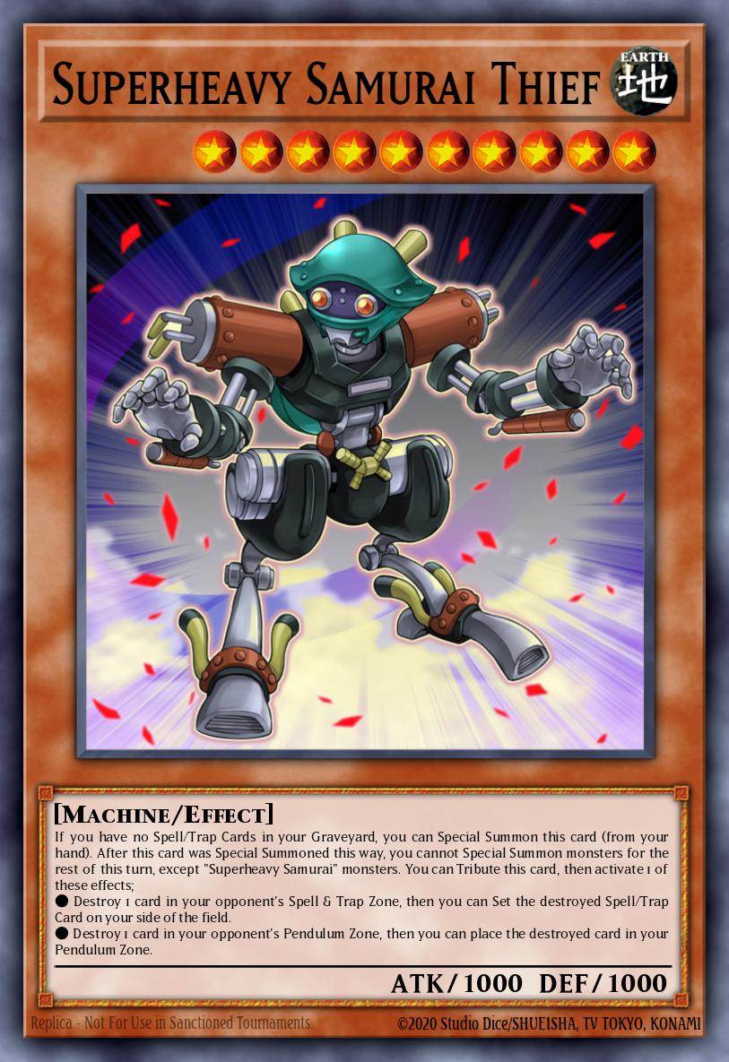Superheavy Samurai Thief Yu-Gi-Oh card