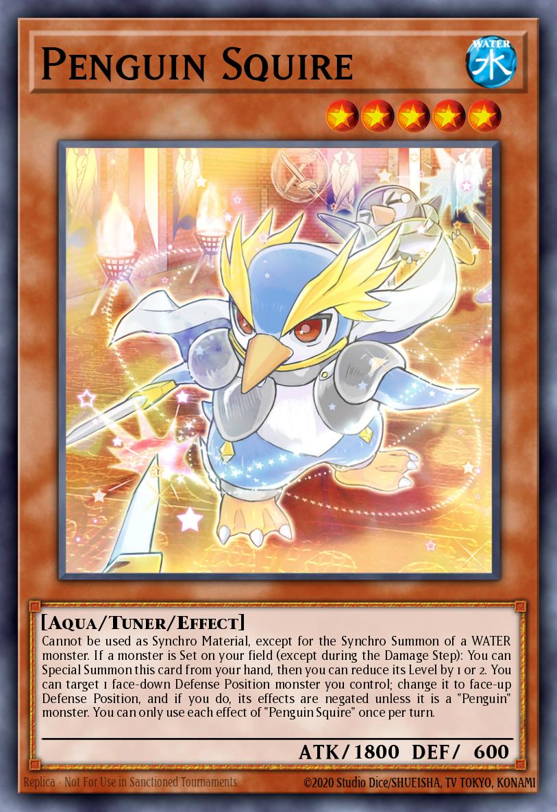 Penguin Squire Yu-Gi-Oh card