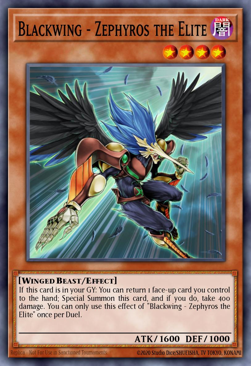Blackwing - Zephyros the Elite Yu-Gi-Oh card