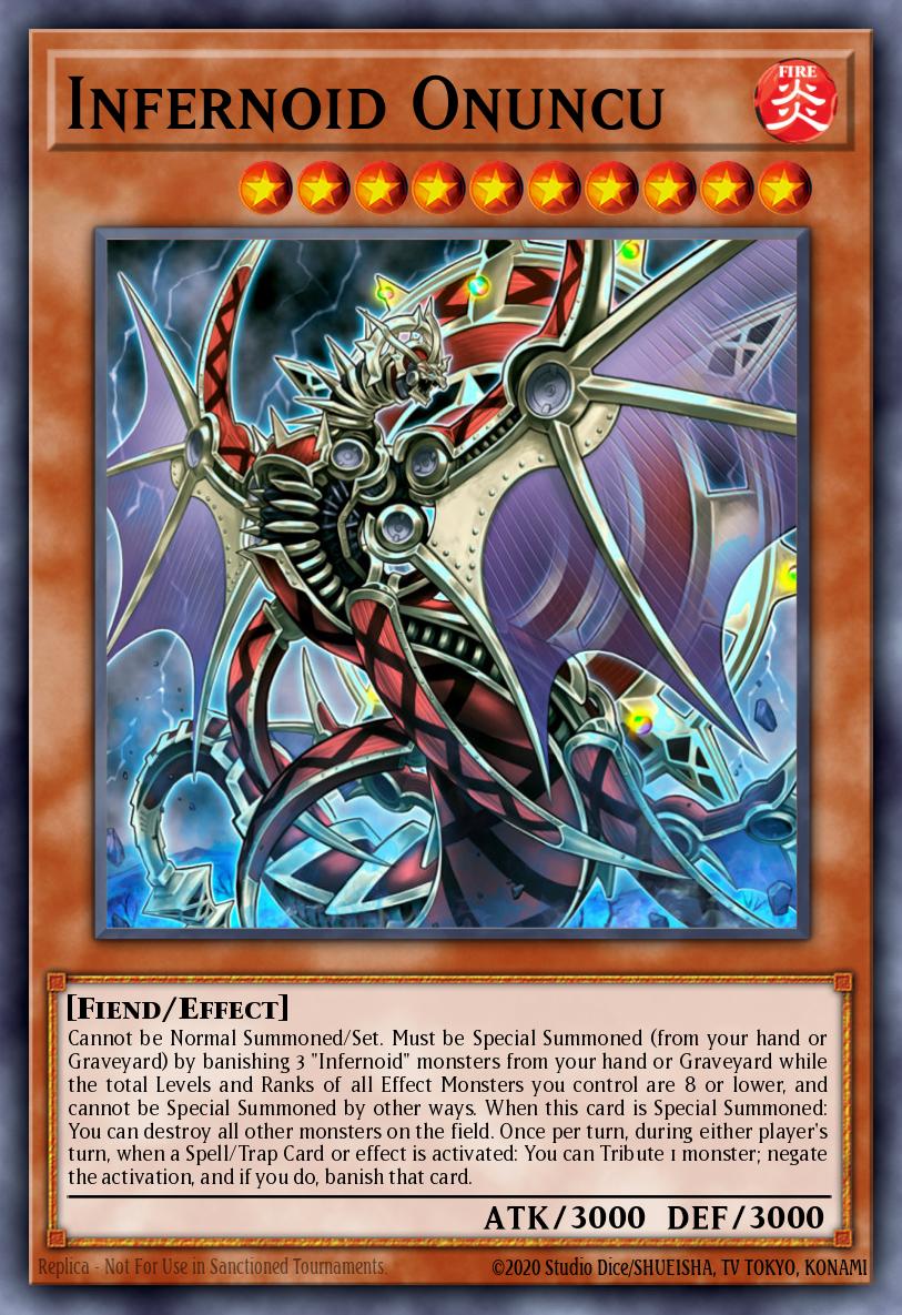 Infernoid Onuncu Yu-Gi-Oh card